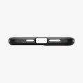 ACS04914 - iPhone 14 Plus Case Tough Armor (MagFit) in gunmetal showing the bottom with precise cutouts