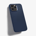 ACS04958 - iPhone 14 Pro Case Liquid Air in navy blue showing the back and partial side