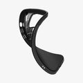 ACS04813 - iPhone 14 Pro Max Case Liquid Air in matte black showing the case bending to show the flexibility