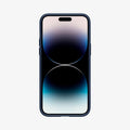 ACS04814 - iPhone 14 Pro Max Case Liquid Air in navy blue showing the front