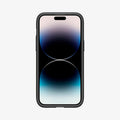 ACS04646 - iPhone 14 Pro Max Case Slim Armor (MagFit) in gunmetal showing the front