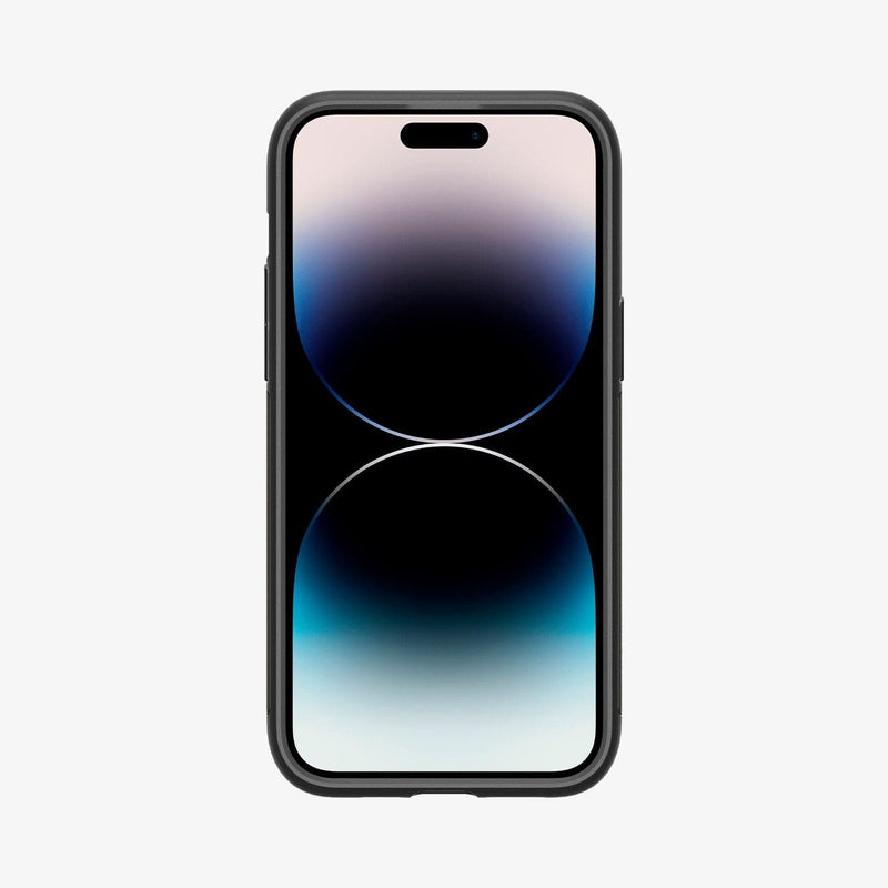 ACS04646 - iPhone 14 Pro Max Case Slim Armor (MagFit) in gunmetal showing the front