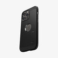 ACS04840 - iPhone 14 Pro Max Case Tough Armor (MagFit) in black showing the back and partial side