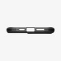 ACS04840 - iPhone 14 Pro Max Case Tough Armor (MagFit) in black showing the bottom with precise cutouts