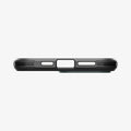 ACS04988 - iPhone 14 Pro Case Tough Armor (MagFit) in abyss green showing the bottom with precise cutouts