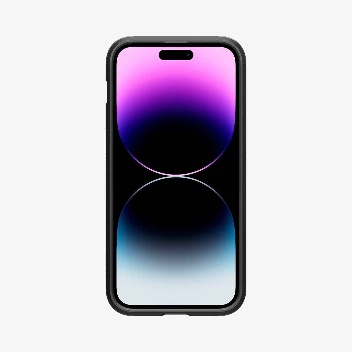 ACS05579 - iPhone 14 Pro Case Tough Armor (MagFit) in deep purple showing the front