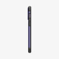 ACS05579 - iPhone 14 Pro Case Tough Armor (MagFit) in deep purple showing the side with volume controls