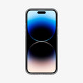 ACS05586 - iPhone 14 Pro Case Ultra Hybrid (MagFit) in frost black showing the front