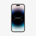 ACS05587 - iPhone 14 Pro Case Ultra Hybrid (MagFit) in frost clear showing the front