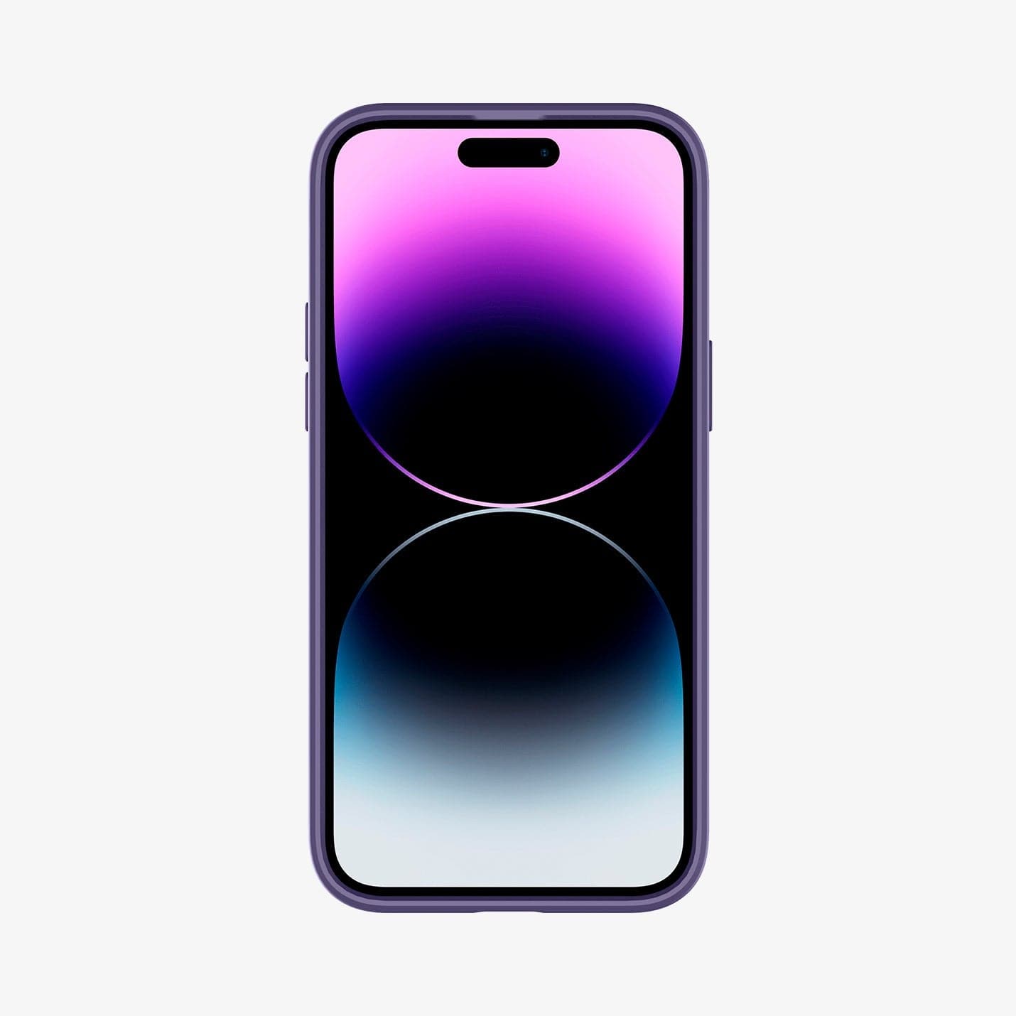 ACS05577 - iPhone 14 Pro Case Ultra Hybrid in deep purple showing the front