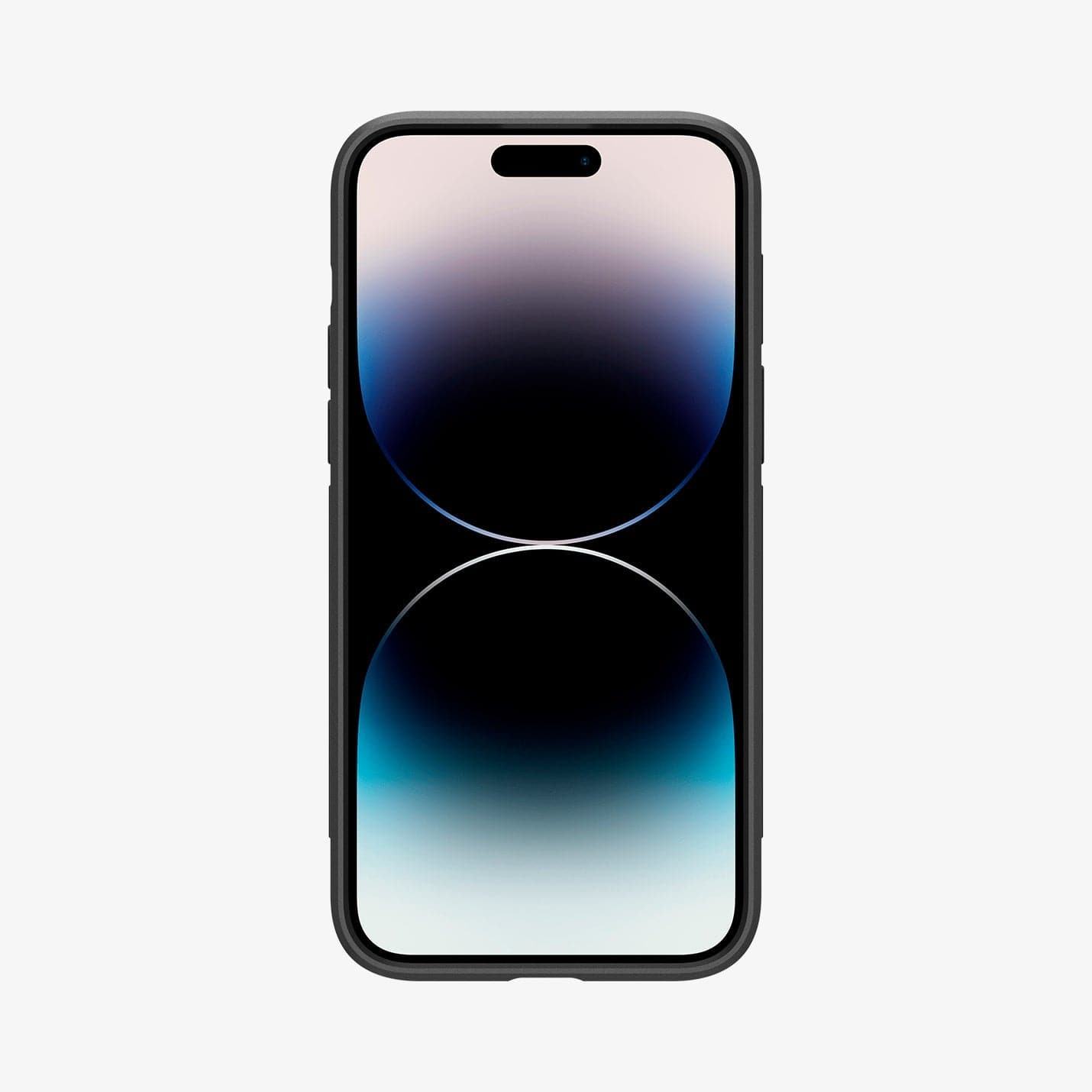 ACS04854 - iPhone 14 Pro Max Case Cryo Armor in matte black showing the front