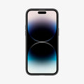 ACS04961 - iPhone 14 Pro Case Ultra Hybrid in matte black showing the front