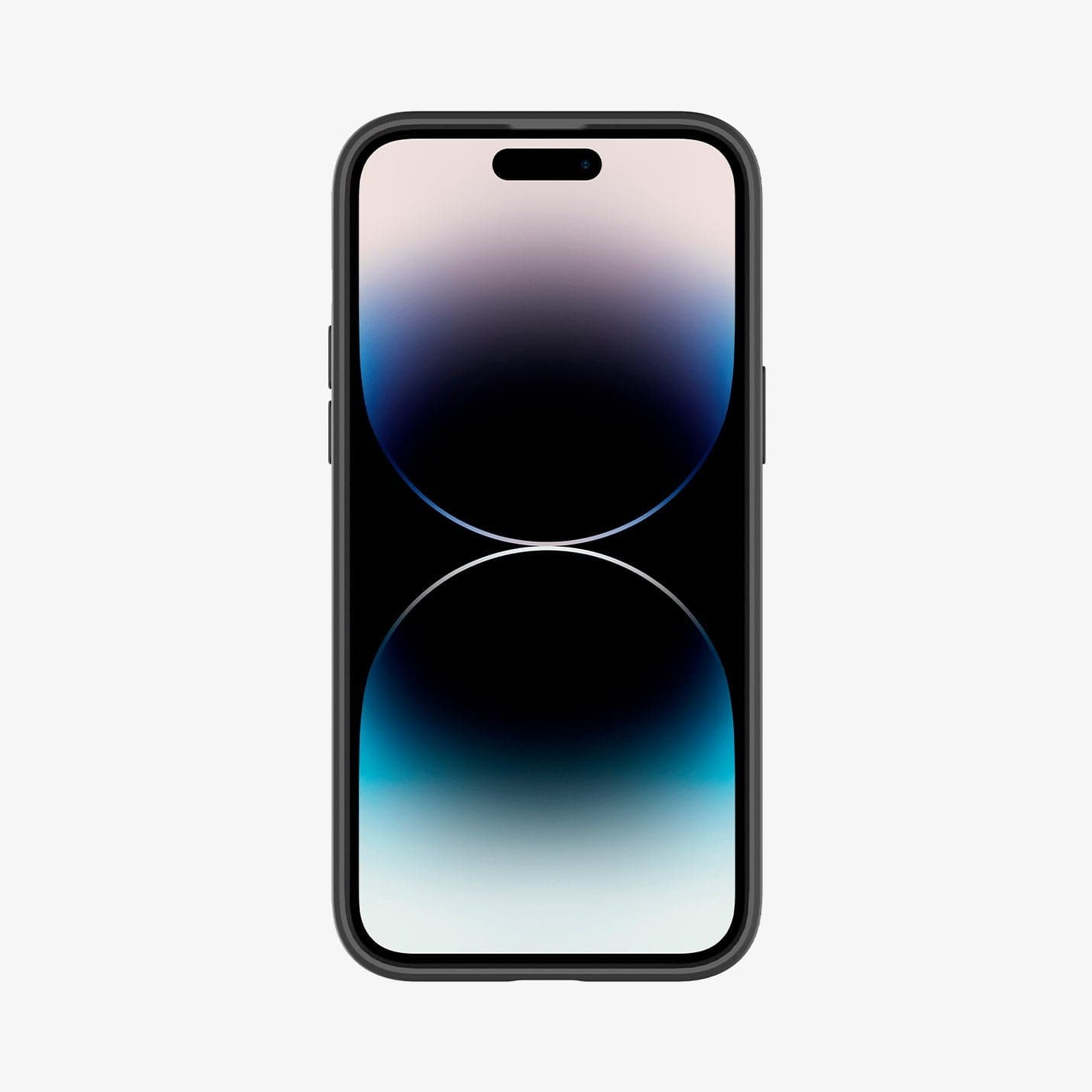 ACS04961 - iPhone 14 Pro Case Ultra Hybrid in matte black showing the front