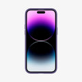 ACS05574 - iPhone 14 Pro Max Case Ultra Hybrid in deep purple showing the front