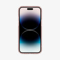 ACS04818 - iPhone 14 Pro Max Case Ultra Hybrid in rose crystal showing the front