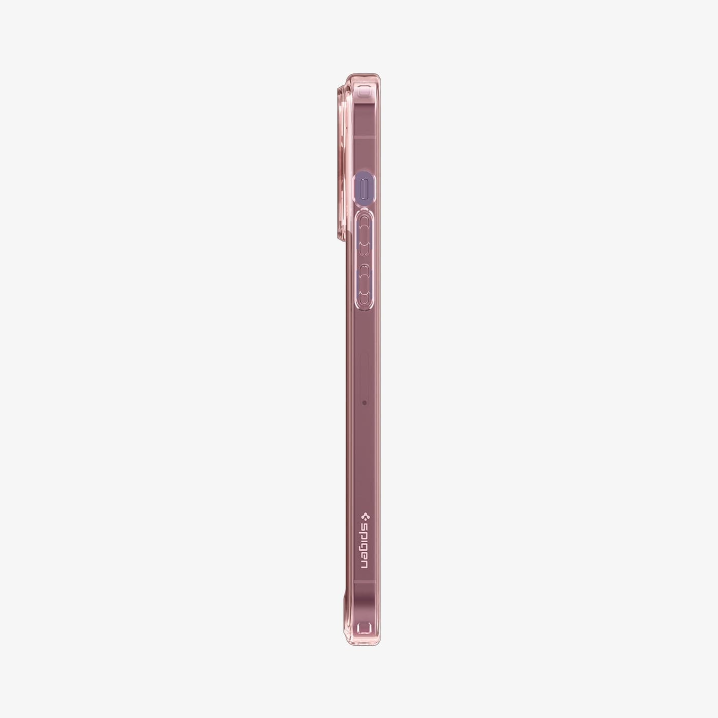 ACS04818 - iPhone 14 Pro Max Case Ultra Hybrid in matte black showing the side with volume controls