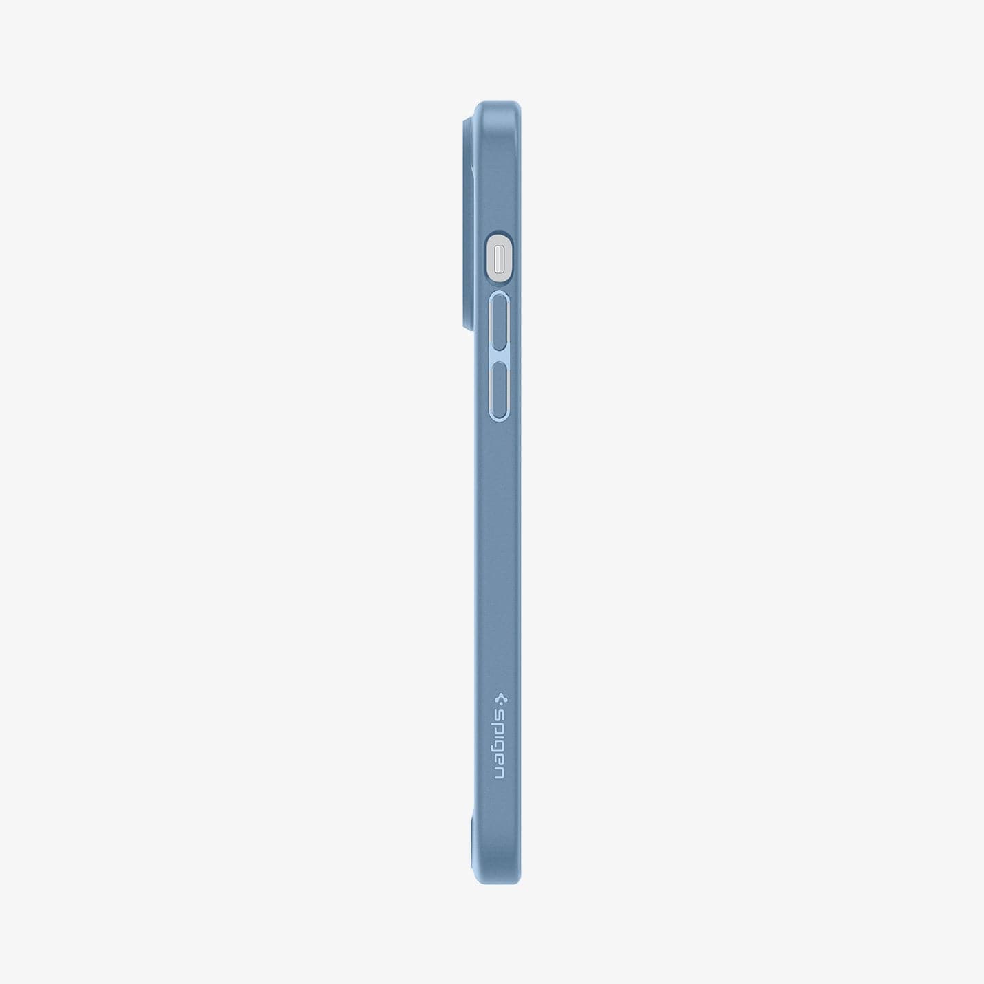 ACS04964 - iPhone 14 Pro Case Ultra Hybrid in sierra blue showing the side with volume controls