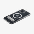 ACS04686 - iPhone 14 Case Slim Armor Essential S (MagFit) in white showing the back, side, and bottom with device laying flat
