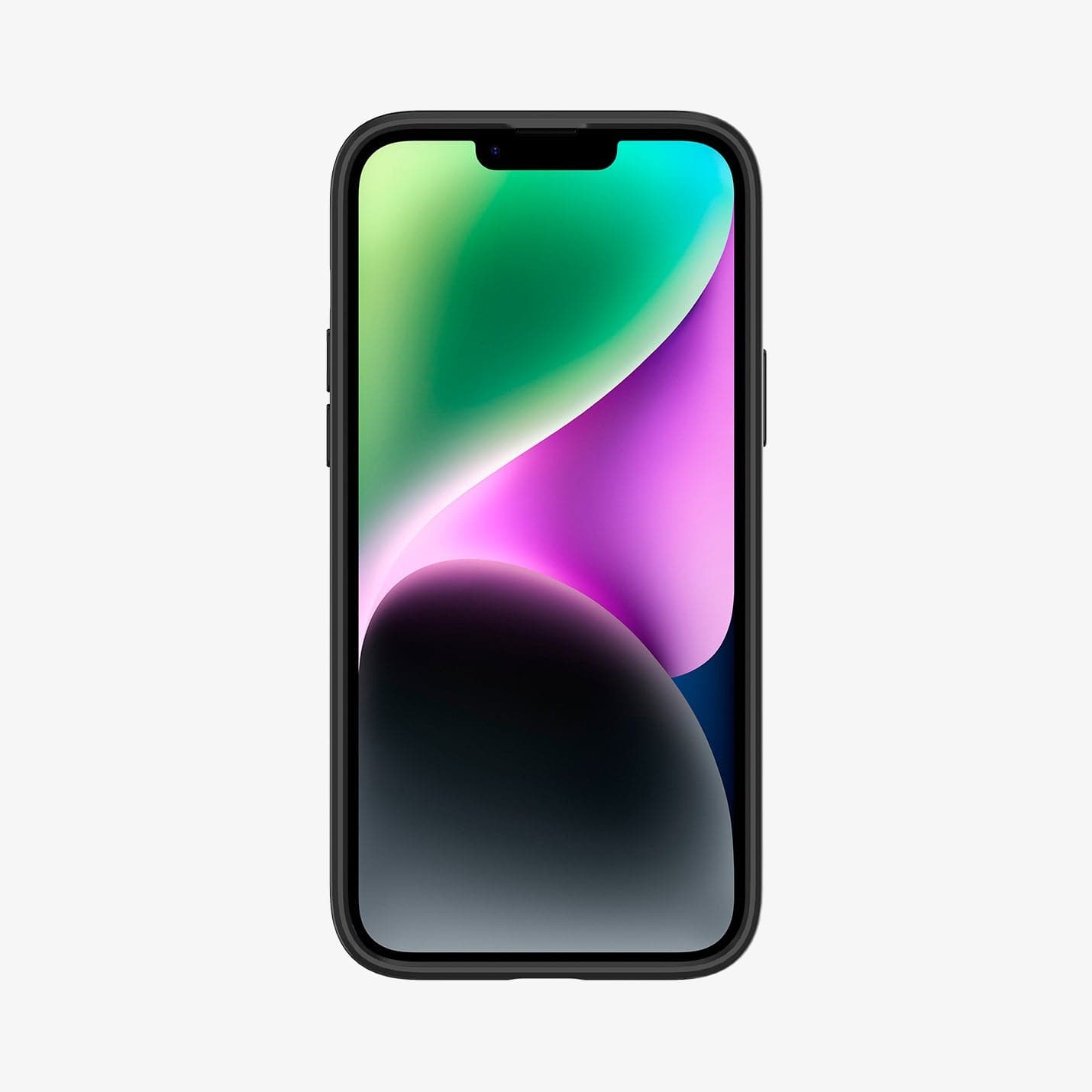 ACS04895 - iPhone 14 Plus Case Ultra Hybrid in matte black showing the front