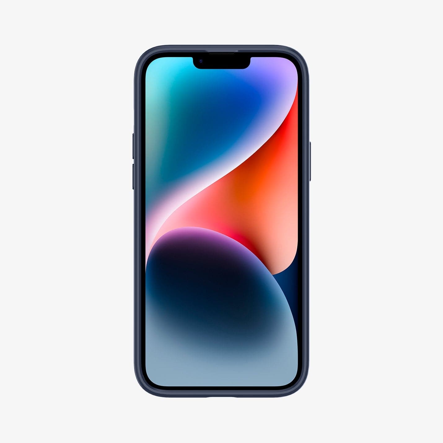 ACS04899 - iPhone 14 Plus Case Ultra Hybrid in navy blue showing the front