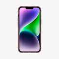 ACS04897 - iPhone 14 Plus Case Ultra Hybrid in rose crystal showing the front