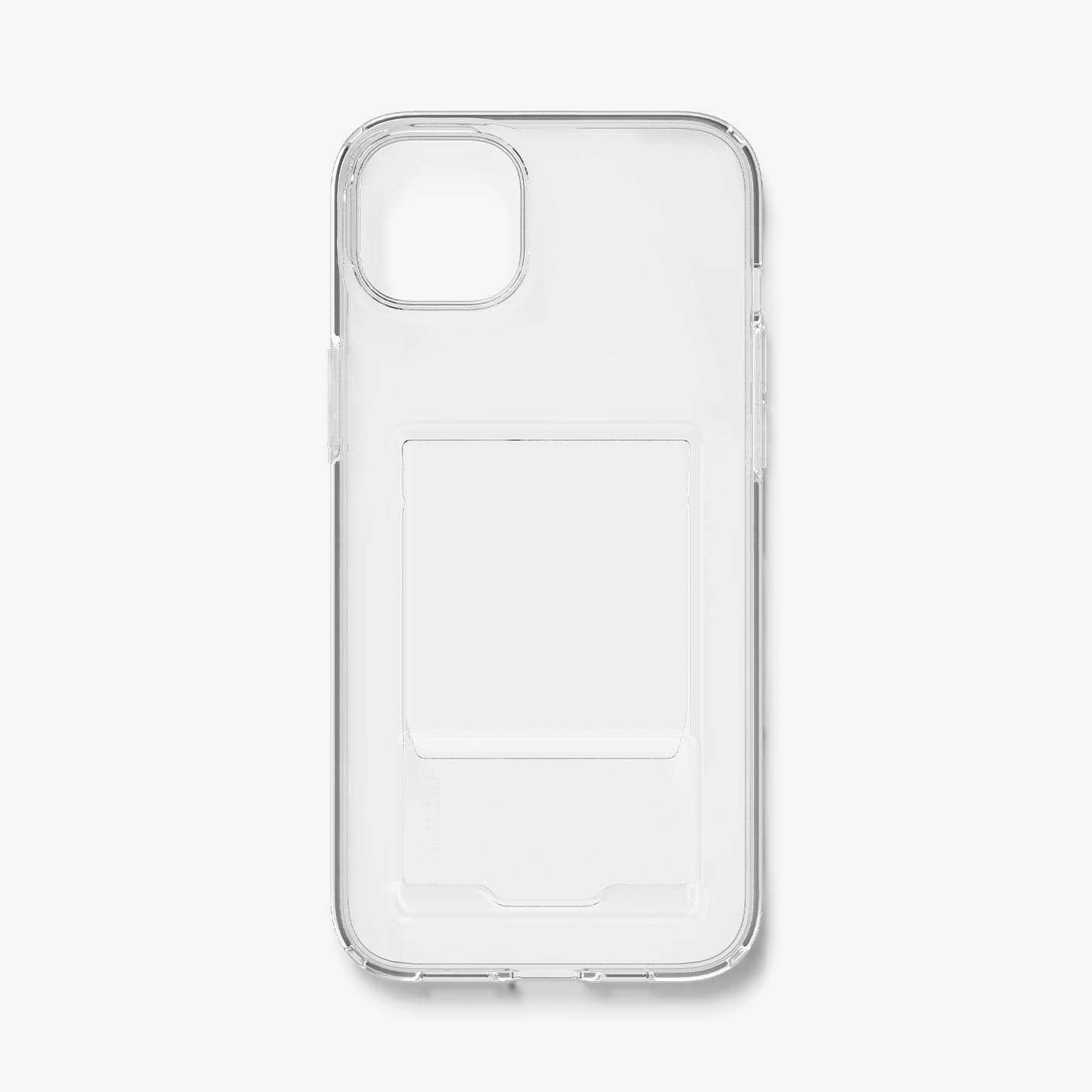 ACS04908 - iPhone 14 Plus Case Crystal Slot in crystal clear showing the inside of case