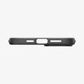 ACS04773 - iPhone 14 Plus Case Thin Fit in black showing the bottom with precise cutouts