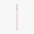 ACS04776 - iPhone 14 Plus Case Thin Fit in pink sand showing the side with volume controls