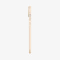 ACS04778 - iPhone 14 Plus Case Thin Fit in sand beige showing the side with volume controls