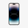 ACS04975 - iPhone 14 Pro Case Quartz Hybrid in matte clear showing the front
