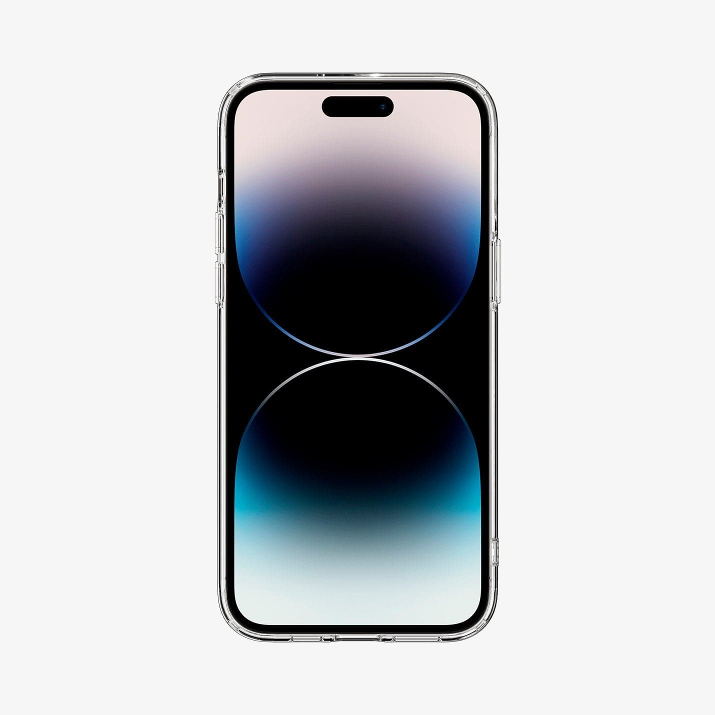 ACS04975 - iPhone 14 Pro Case Quartz Hybrid in matte clear showing the front