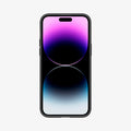 ACS04780 - iPhone 14 Pro Case Thin Fit in black showing the front