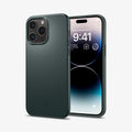 ACS04786 - iPhone 14 Pro Case Thin Fit in abyss green showing the back and front
