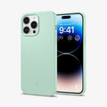 ACS04784 - iPhone 14 Pro Case Thin Fit in apple mint showing the back and front