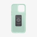 ACS04784 - iPhone 14 Pro Case Thin Fit in apple mint showing the inside of case