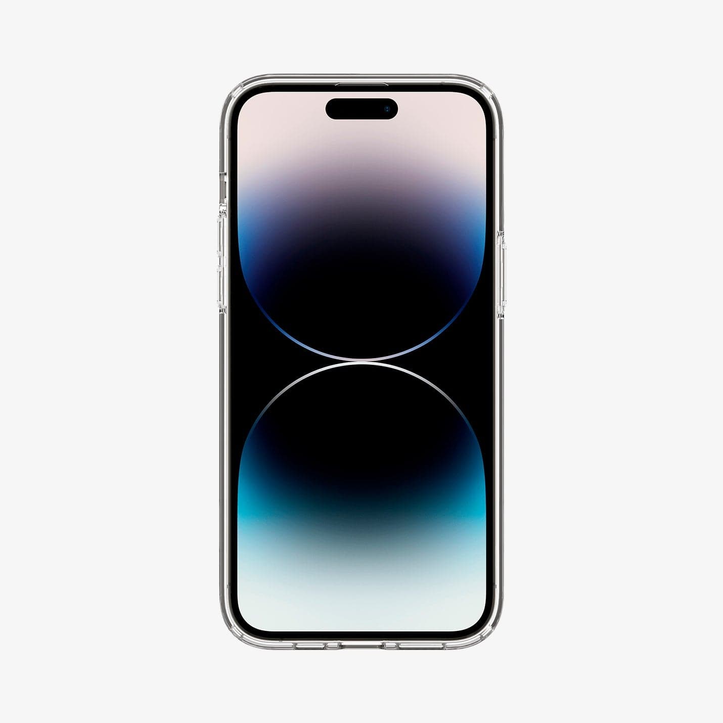 ACS04973 - iPhone 14 Pro Case Ultra Hybrid S in crystal clear showing the front