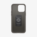 ACS04767 - iPhone 14 Pro Max Case Thin Fit in gunmetal showing the inside of case