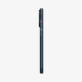 ACS04768 - iPhone 14 Pro Max Case Thin Fit in metal slate showing the side with volume controls