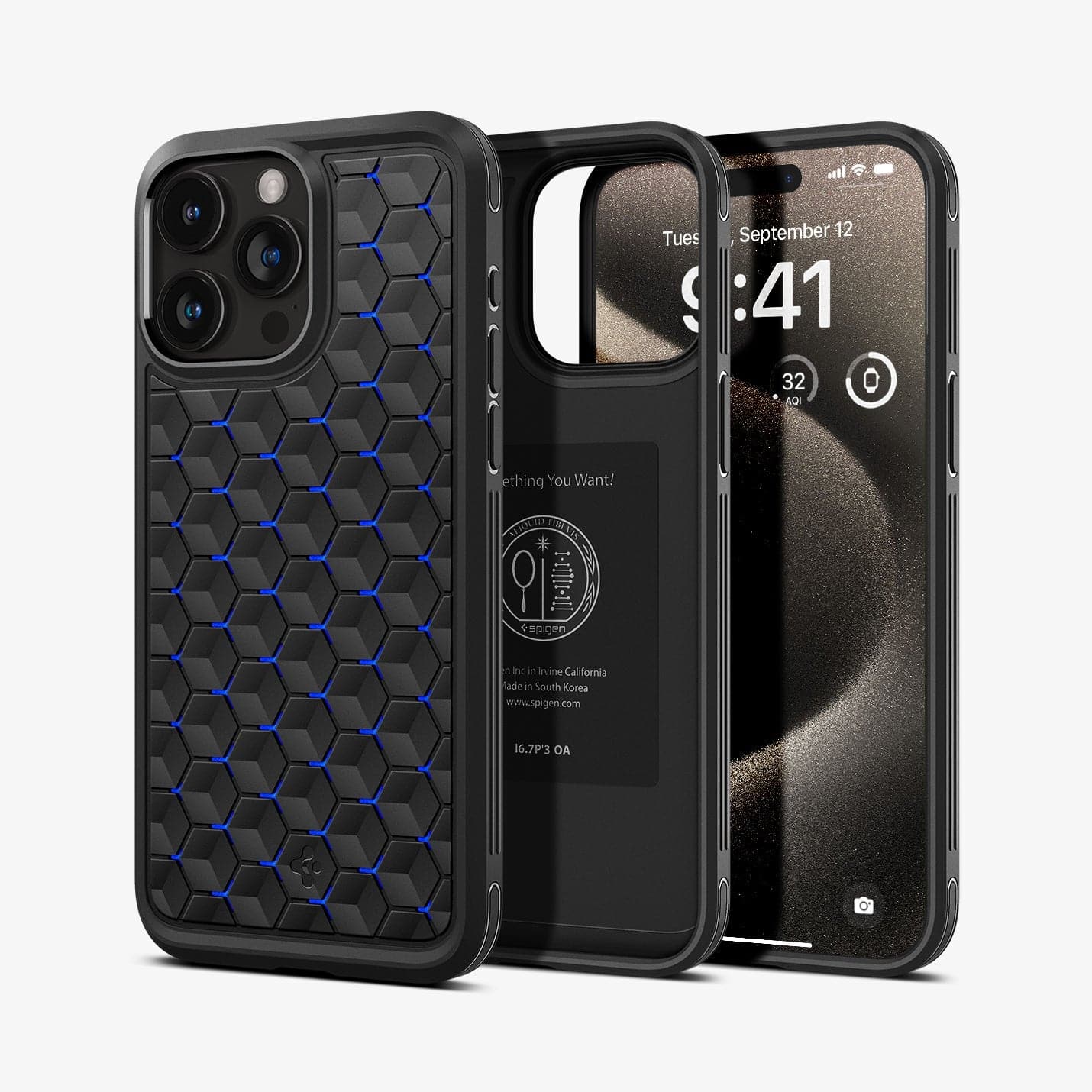 iPhone 15 Pro Case - Spigen Rugged Armor 