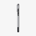 ACS06748 - iPhone 15 Pro Case Style Armor (MagFit) in classic silver showing the side