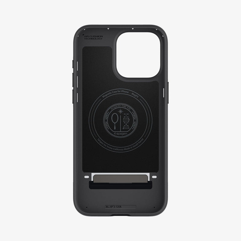 ACS06747 - iPhone 15 Pro Case Style Armor (MagFit) in midnight indigo showing the inside of case