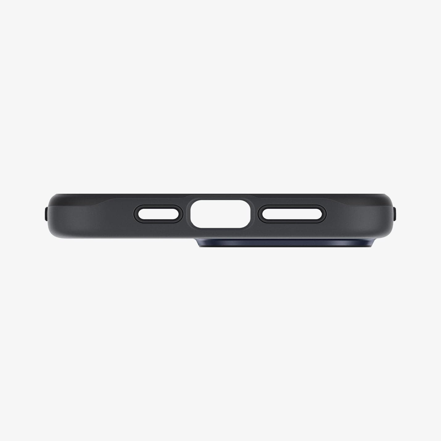 ACS06747 - iPhone 15 Pro Case Style Armor (MagFit) in midnight indigo showing the bottom