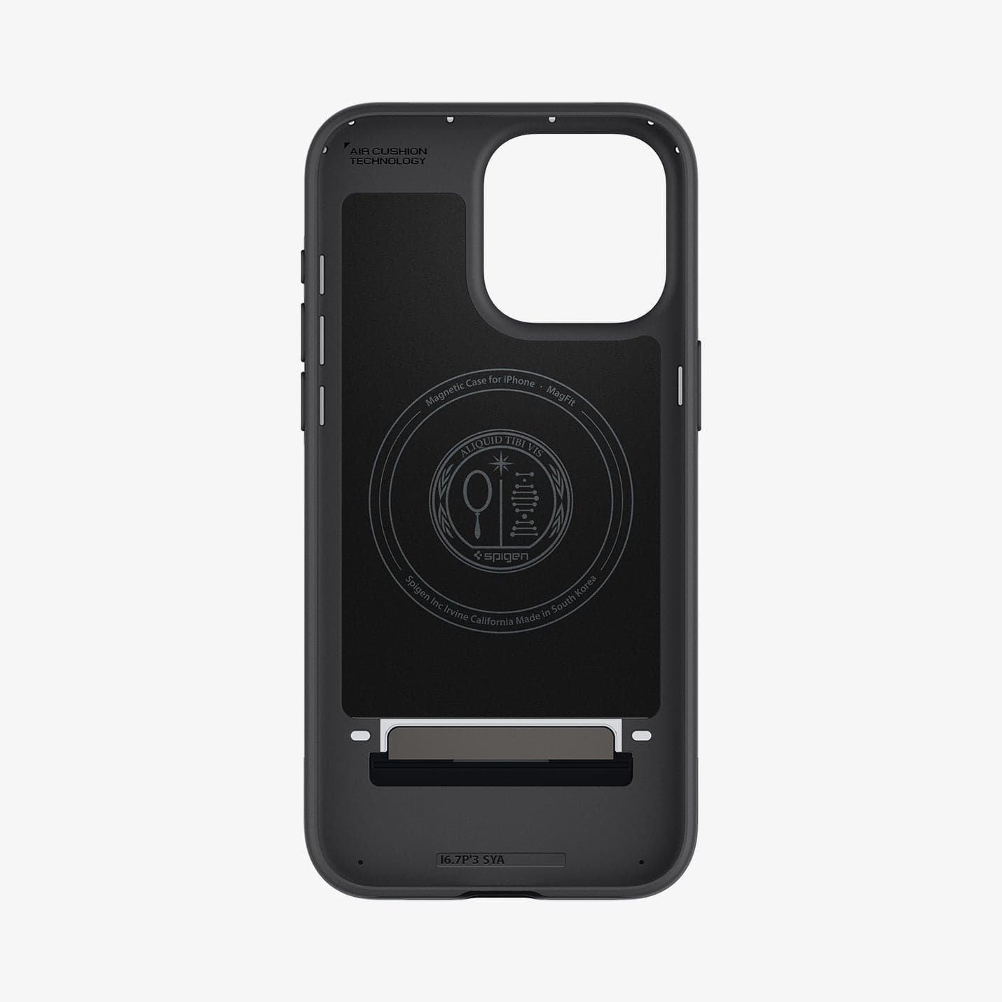 ACS06612 - iPhone 15 Pro Max Case Style Armor (MagFit) in midnight indigo showing the inside of case