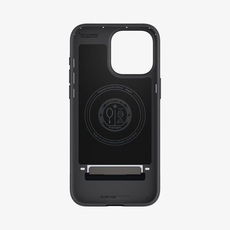 ACS06612 - iPhone 15 Pro Max Case Style Armor (MagFit) in midnight indigo showing the inside of case