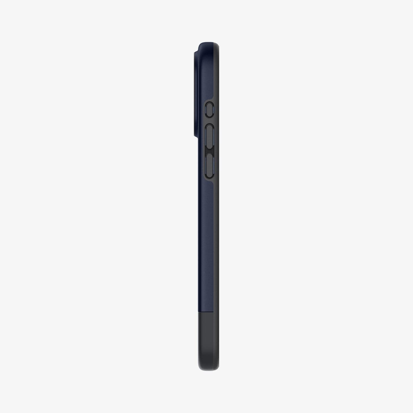 ACS06612 - iPhone 15 Pro Max Case Style Armor (MagFit) in midnight indigo showing the side