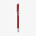 ACS06744 - iPhone 15 Pro Case Classic C1 (MagFit) in ruby showing the side with volume controls