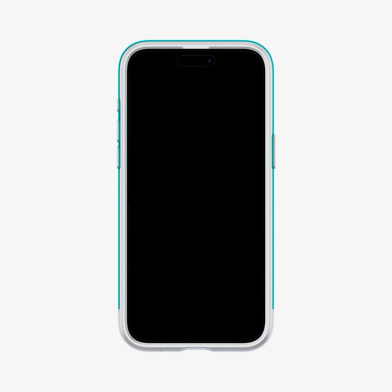 Spigen Magnetic Designed for iPhone 15 Pro Case, Classic C1 MagFit  [Military-Grade Protection] Compatible with MagSafe (2023) - Bondi Blue