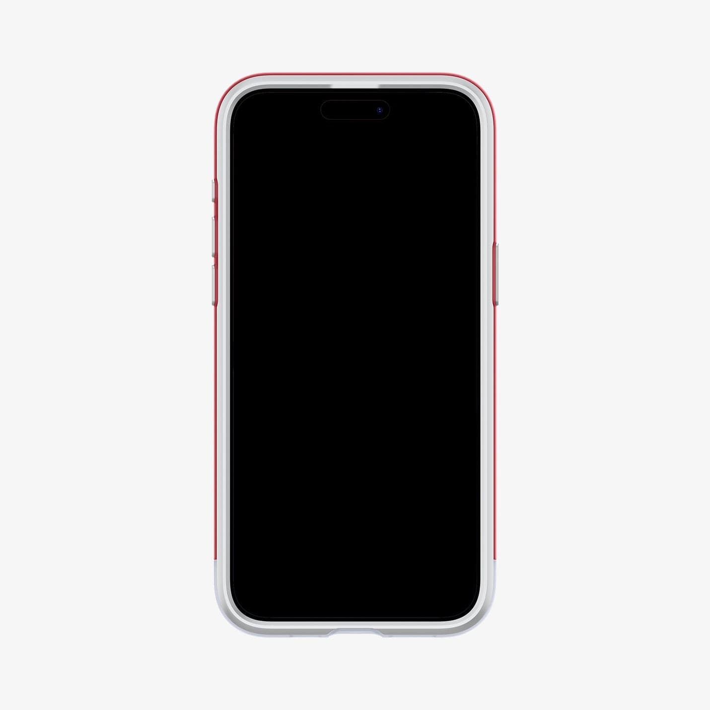  ACS06609 - iPhone 15 Pro Max Case Classic C1 (MagFit) in ruby showing the front