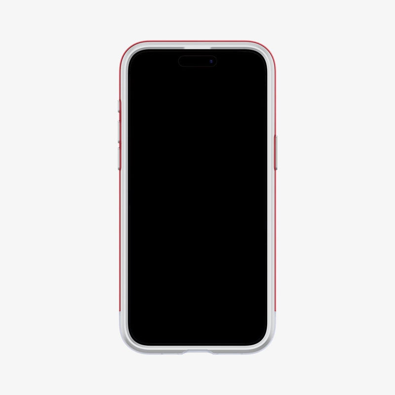  ACS06609 - iPhone 15 Pro Max Case Classic C1 (MagFit) in ruby showing the front