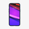 ACS06816 - iPhone 15 Case Mag Armor (MagFit) in navy blue showing the front
